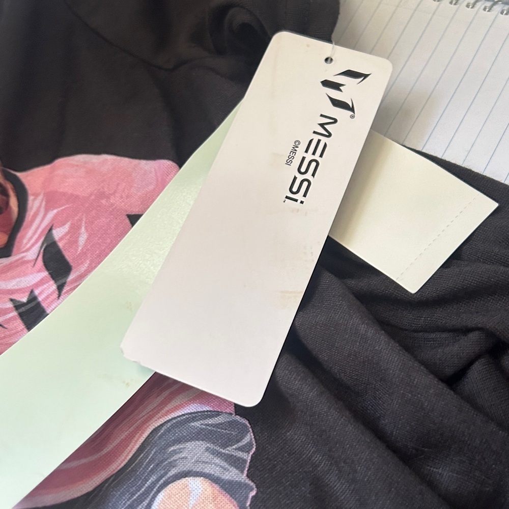 Messi Kids Pajama Set - Black and Pink - Picture 6 of 6